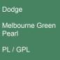 Preview: Dodge, Melbourne Green Pearl, PL / GPL.